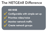 GS105E product difference checklist