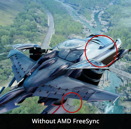 Image without AMD FreeSync Enabled