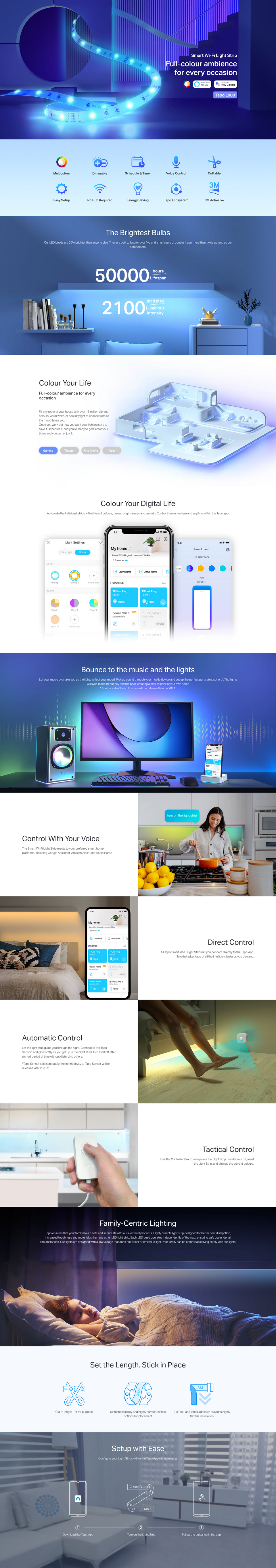 tapo l900-5 smart wi-fi light strip