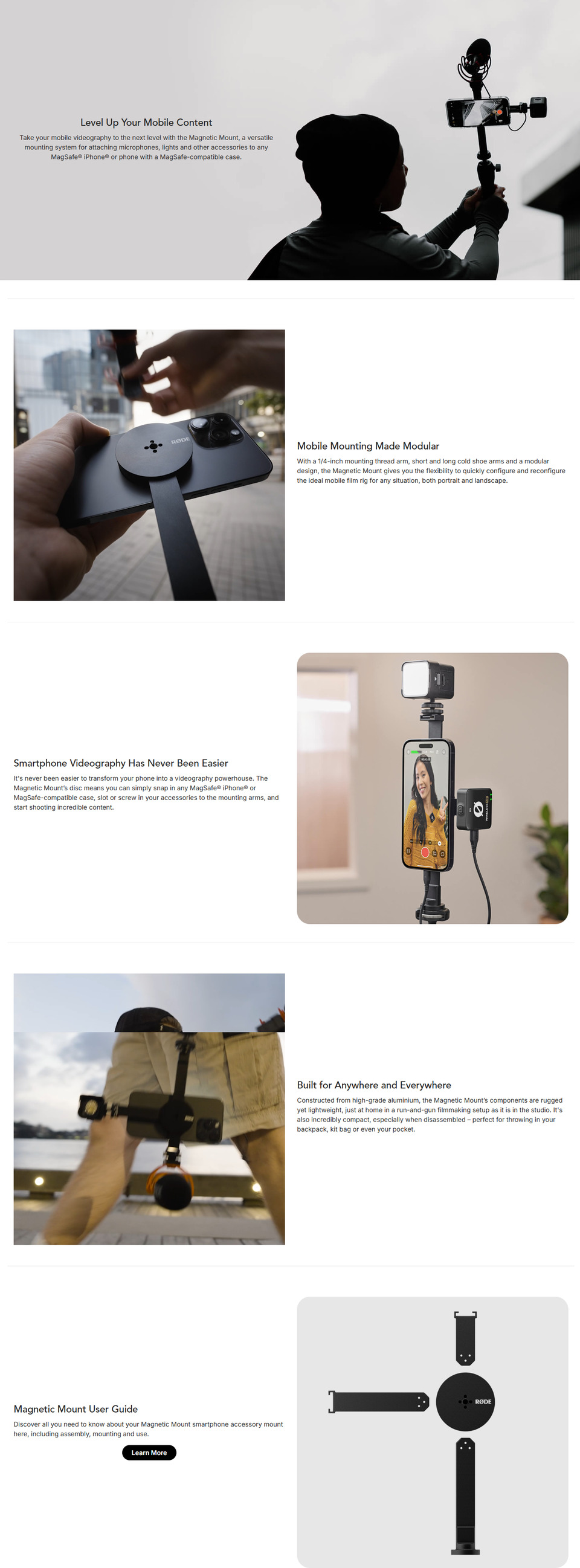 rode magnetic mount magnetic smartphone accessory mount