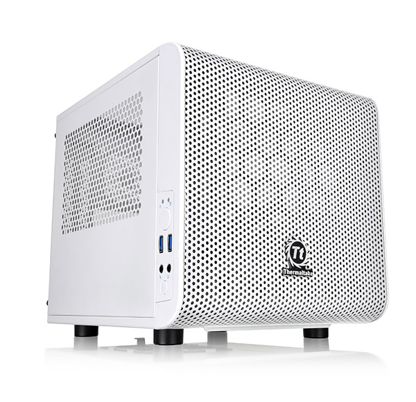 thermaltake mini-itx core v1 snow edition case ca-1b8-00s6wn-01