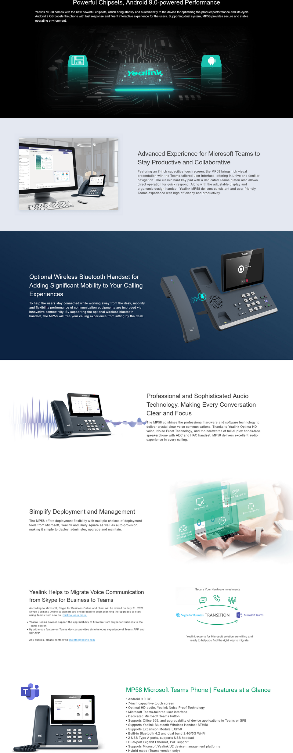 yealink mp58 teams edition media phone