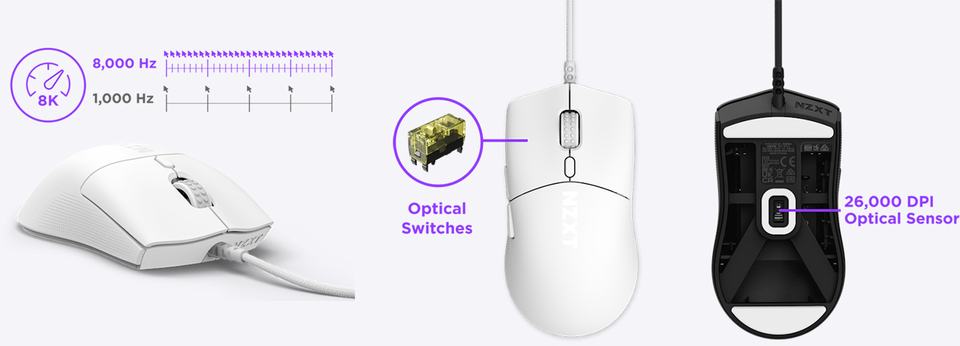 nzxt lightweight symmetrical wired gaming mouse lift 2 symm black ms-001nb-03