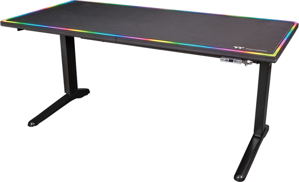 Level 20 Thermaltake RGB Battle Station Electric Gaming Desk CA
