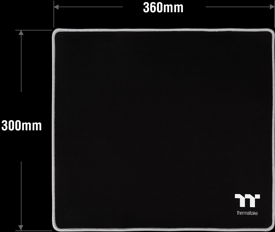 thermaltake m300 medium gaming mouse pad gmp-ttp-blksms-01