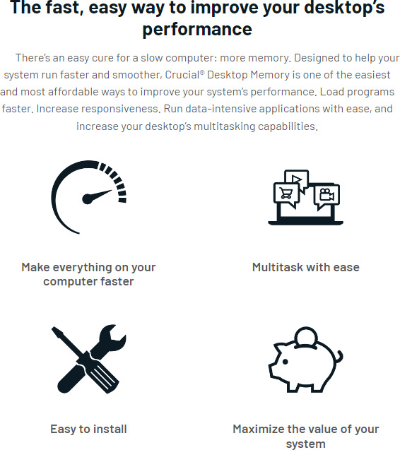 16gb ddr4 1x16g crucial 3200mhz ram ct16g4dfra32a unranked