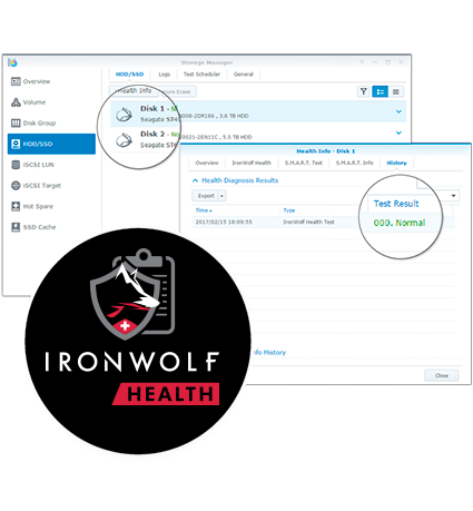 IronWolf Pro 18TB SATA III Internal NAS Hard Drive, 7200 RPM, 2-Pack  ST18000NE000 2