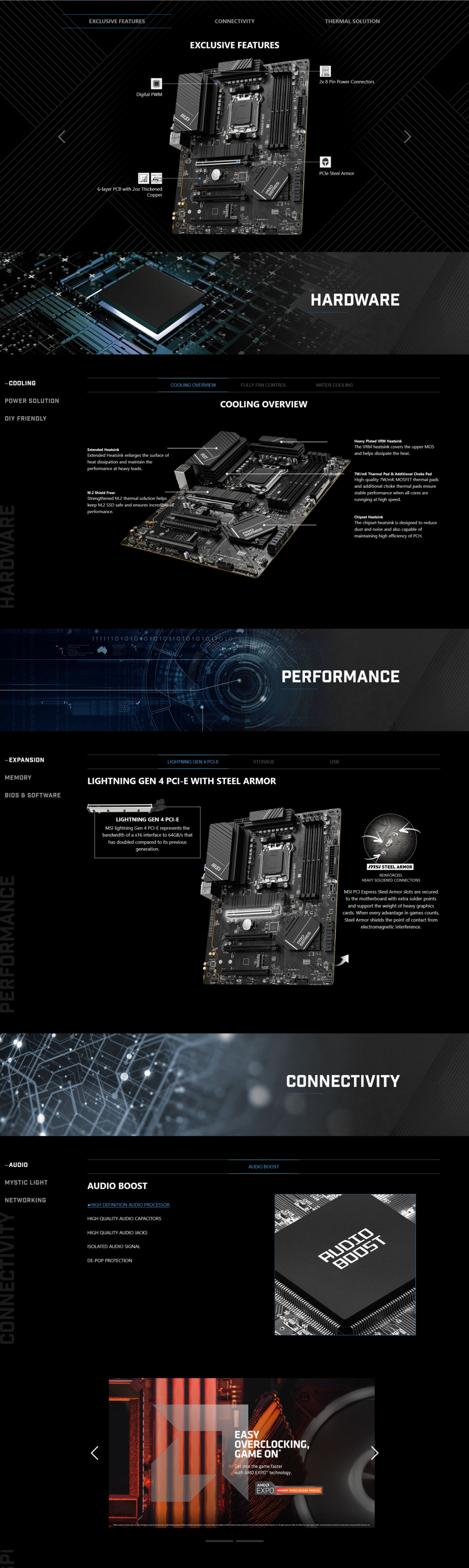 MSI AM5 ATX PRO B650P WIFI DDR5 Motherboard Computer Alliance