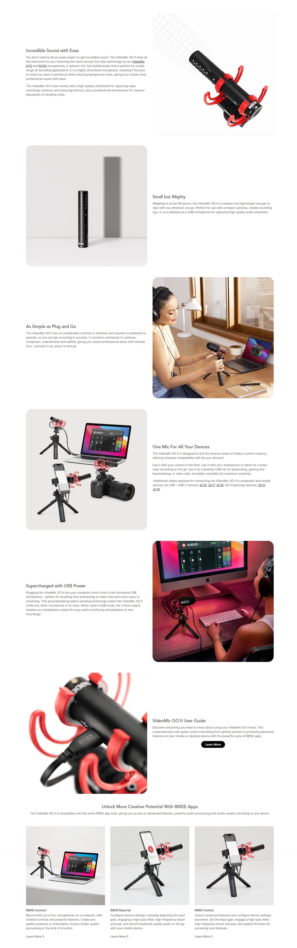 RODE VideoMic GO II Lightweight Directional Microphone | Computer Alliance