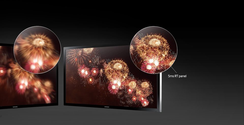 Clear picture quality with fast response time