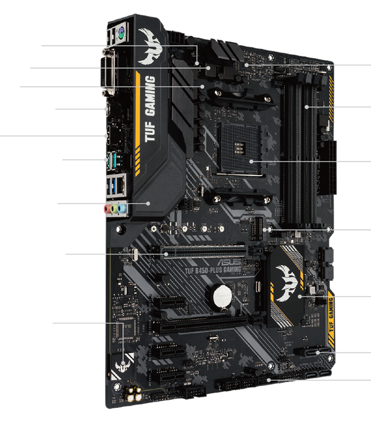 ASUS AM4 ATX TUF B450-PLUS GAMING DDR4 Motherboard | Computer Alliance