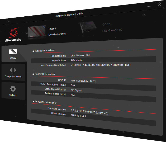 AVerMedia GC553 Live Gamer Ultra 4K Recording Edit Capture Device | CA