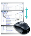 Micro-precise scrolling