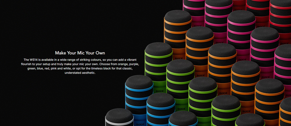 rode ws14 pop filter for podmic blue