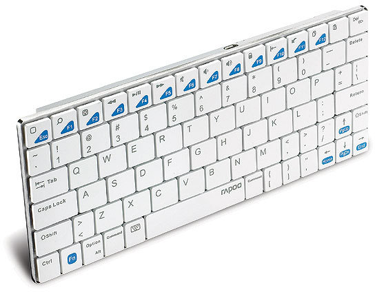 Rapoo E6300 Bluetooth Ultra-slim Keyboard White | Computer Alliance