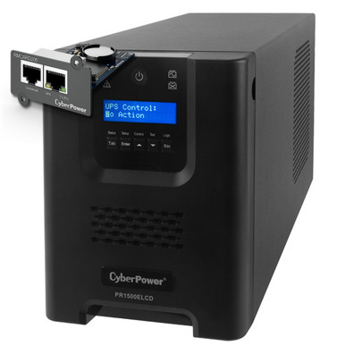 1500VA CyberPower PRO Series Tower UPS with LCD PN PR1500ELCD, *Bonus Cyberpower SNMP Card