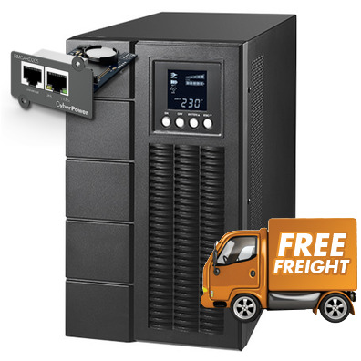 3000VA CyberPower Online S Tower Online UPS OLS3000E 2 Year Adv Replacement Warranty, *Bonus Cyberpower SNMP Card
