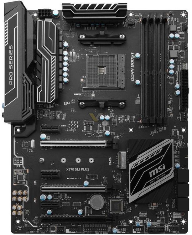 MSI AM4 ATX X370 SLI PLUS Motherboard Computer Alliance