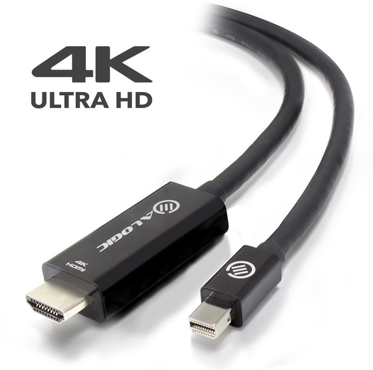 2 Metre ALOGIC Elements ACTIVE Mini DisplayPort to HDMI Cable with 4K