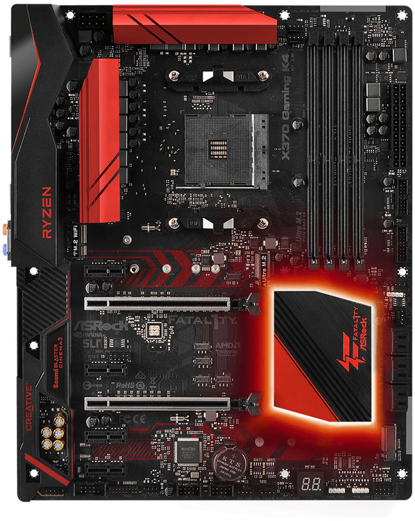 Asrock AM4 ATX Fatal1ty X370 Gaming K4 Motherboard | Computer Alliance