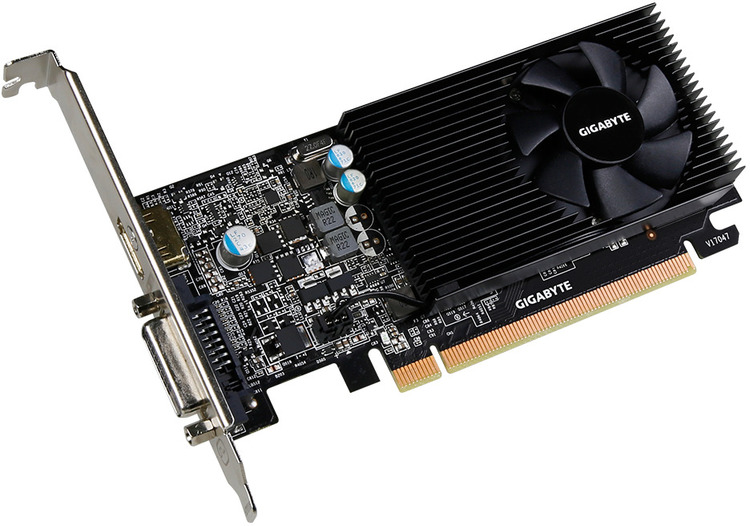 Gigabyte GT1030 2GB OC Low Profile PCIe Gaming Video Card CA