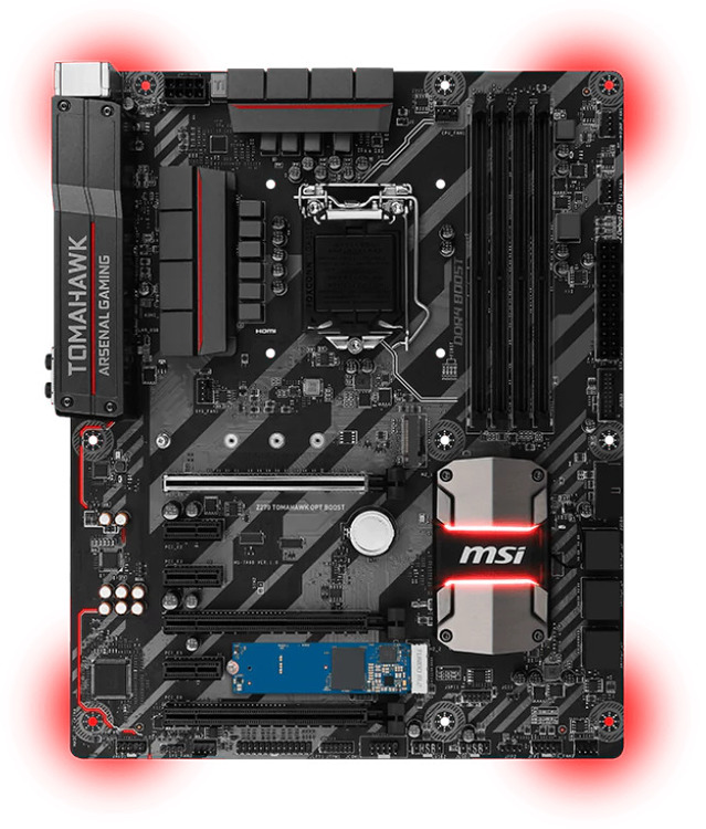 MSI S1151 ATX Z270 Tomahawk OPT Boost DDR4 Motherboard Computer Alliance