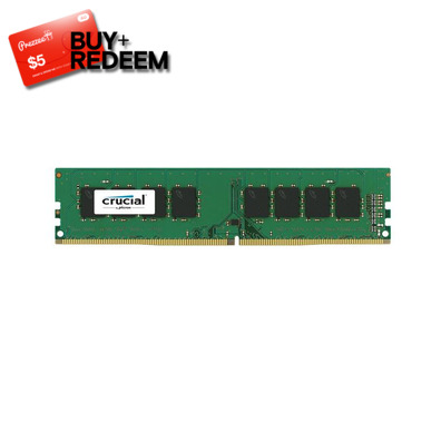 8GB DDR4 (1x8GB) Crucial 2400MHz RAM Module OEM ONLY PN CT8G4DFS824A, *$5 Voucher by Redemption