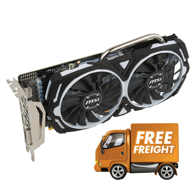 MSI RX570 8GB ARMOR OC PCIe Video Card PN RX 570 ARMOR 8G OC, BONUS 2 Games from AMD!*