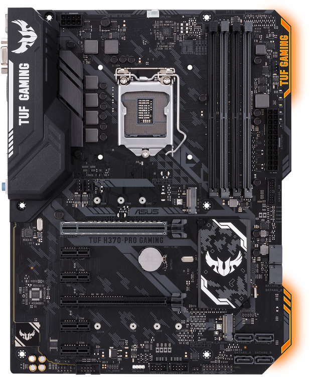ASUS S1151 ATX TUF H370PRO Gaming DDR4 Motherboard Computer Alliance
