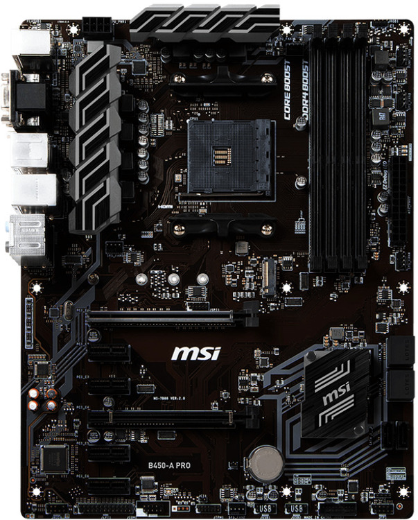 MSI AM4 ATX B450-A PRO DDR4 Motherboard | Computer Alliance