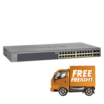 24 Port Netgear GS728TP-200AJS Gigabit Switch with Power over Ethernet