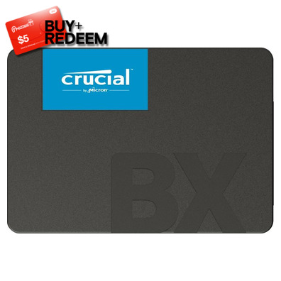 240GB Crucial BX500 2.5 SATA 6Gb/s SSD Drive PN CT240BX500SSD1, *$5 Voucher by Redemption, Limit 2 per customer