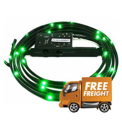 2 Meter NZXT Sleeved Green LED Kit PN CB-LED20-GR