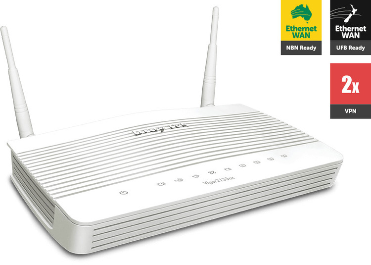 Draytek Vigor2133ac Wireless AC 4 x Gigabit 2 x VPN Tunnel Router CA