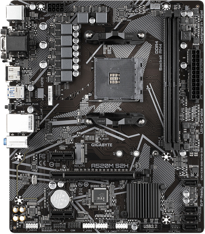 Gigabyte AM4 MicroATX A520M S2H DDR4 Motherboard Computer Alliance