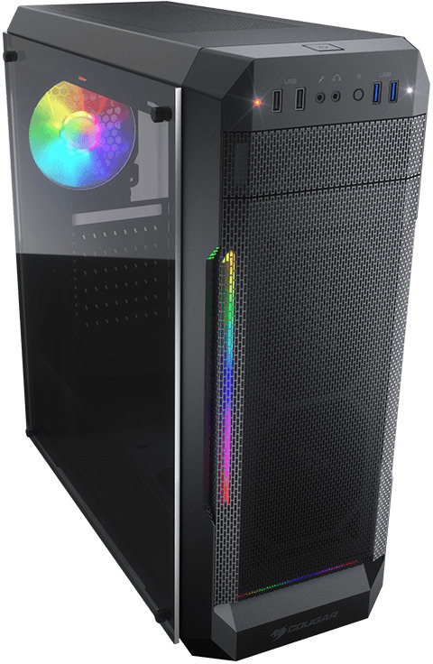Cougar ATX MX331 Mesh-G RGB Tempered Glass Mid-Tower Case | CA