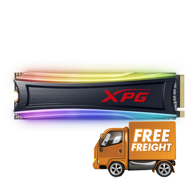 4TB ADATA XPG SPECTRIX S40G RGB PCIe M.2 SSD Drive AS40G-4TT-C