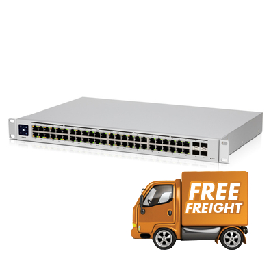48 Port Ubiquiti POE Switch with Touch Display 210W USW-48-POE