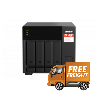 4 Bay QNAP TS-473A-8G Gigabit NAS Unit