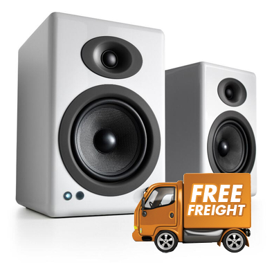 Audioengine 5+ Wireless Powered Speakers White