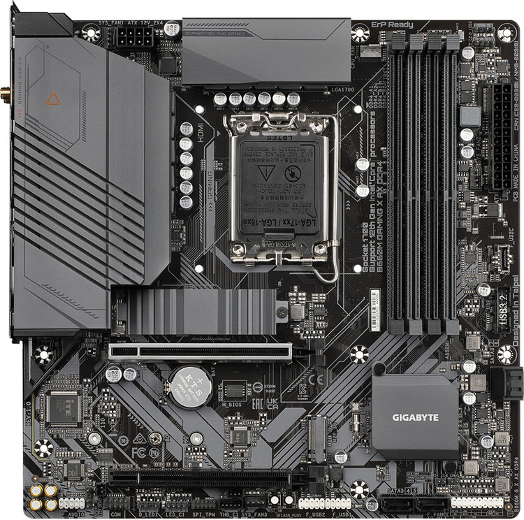 Gigabyte S1700 MicroATX B660M Gaming X AX DDR4 Motherboard CA