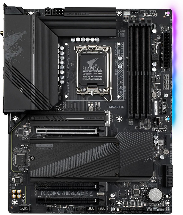 Gigabyte S1700 ATX B660 AORUS ELITE AX DDR4 Motherboard CA
