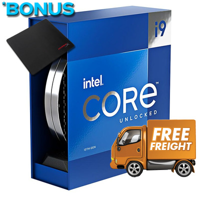 Intel S1700 Core i9 13900K 24 Core CPU BX8071513900K, *Bonus Mouse Pad