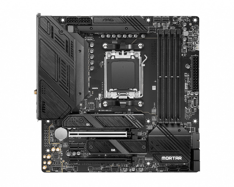 MSI AM5 MicroATX B650M MORTAR WIFI DDR5 Motherboard Computer Alliance