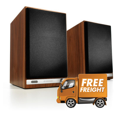 Audioengine HD6 Wireless Powered Speakers Walnut 90021865