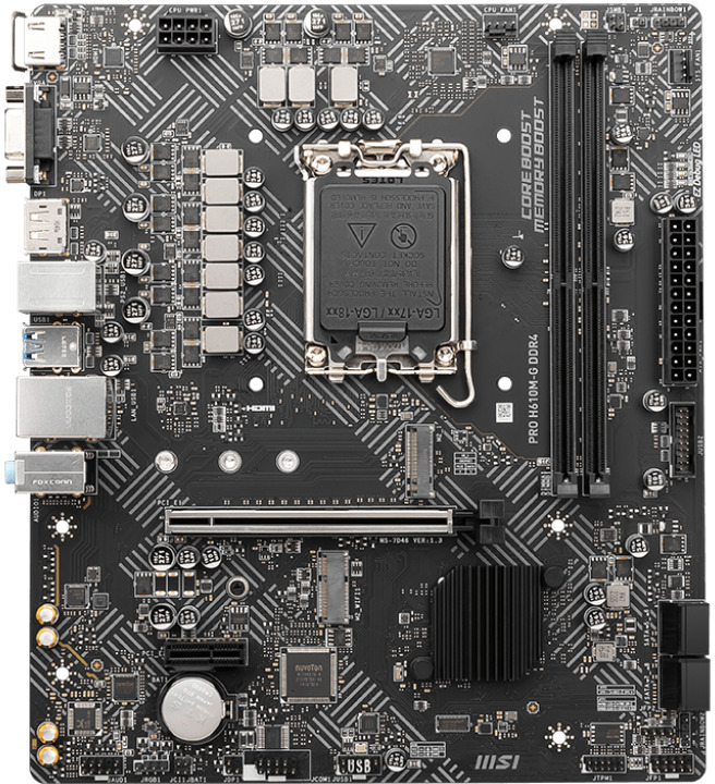MSI S1700 MicroATX PRO H610M-G DDR4 Motherboard | Computer Alliance