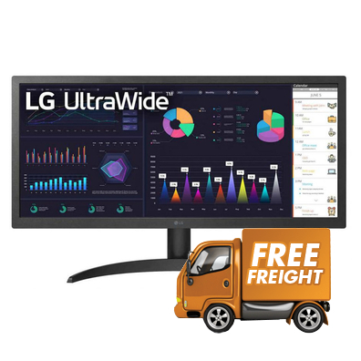 26 LG UltraWide 26WQ500-B IPS WFHD Monitor with HDR10