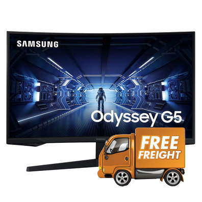 27 Samsung Odyssey G55TB LC27G55TQBEXXY WQHD Curved Gaming Monitor
