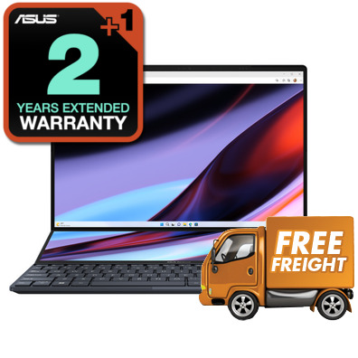 ASUS Zenbook Pro Duo UX8402VU-P1024X 14.5 Core i9 Laptop Win 11 Pro, *BONUS Upgrade to 3-Years Warranty