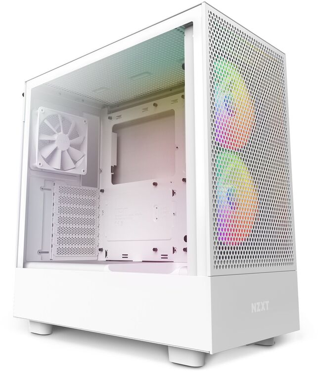NZXT ATX H5 Flow RGB Edition All White CCH51FWR1 Computer Alliance
